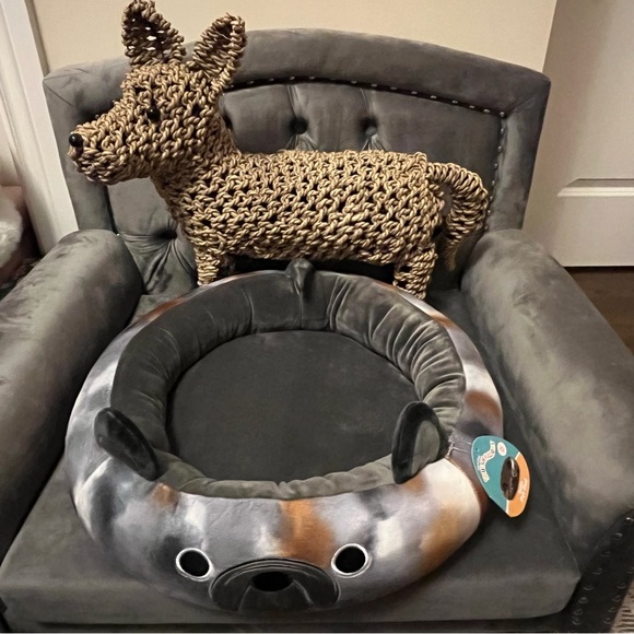 Squishmallow Ballis Pet Bed, French Bulldog 🐶, Dog Cat Bed, Tie Dye, 18” New - Picture 2 of 7